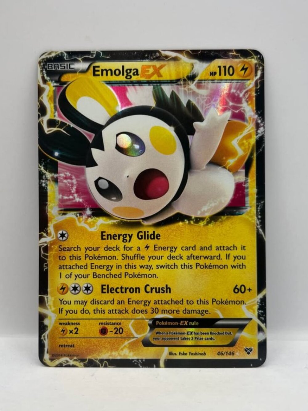 2014 Emolga EX 46/146 XY Base